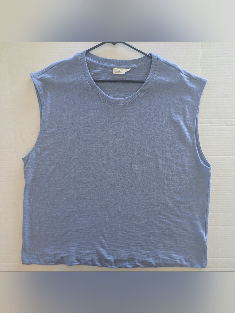 Faherty Women's Sleeveless Tank Top in Light Blue- XXL (NWOT)
